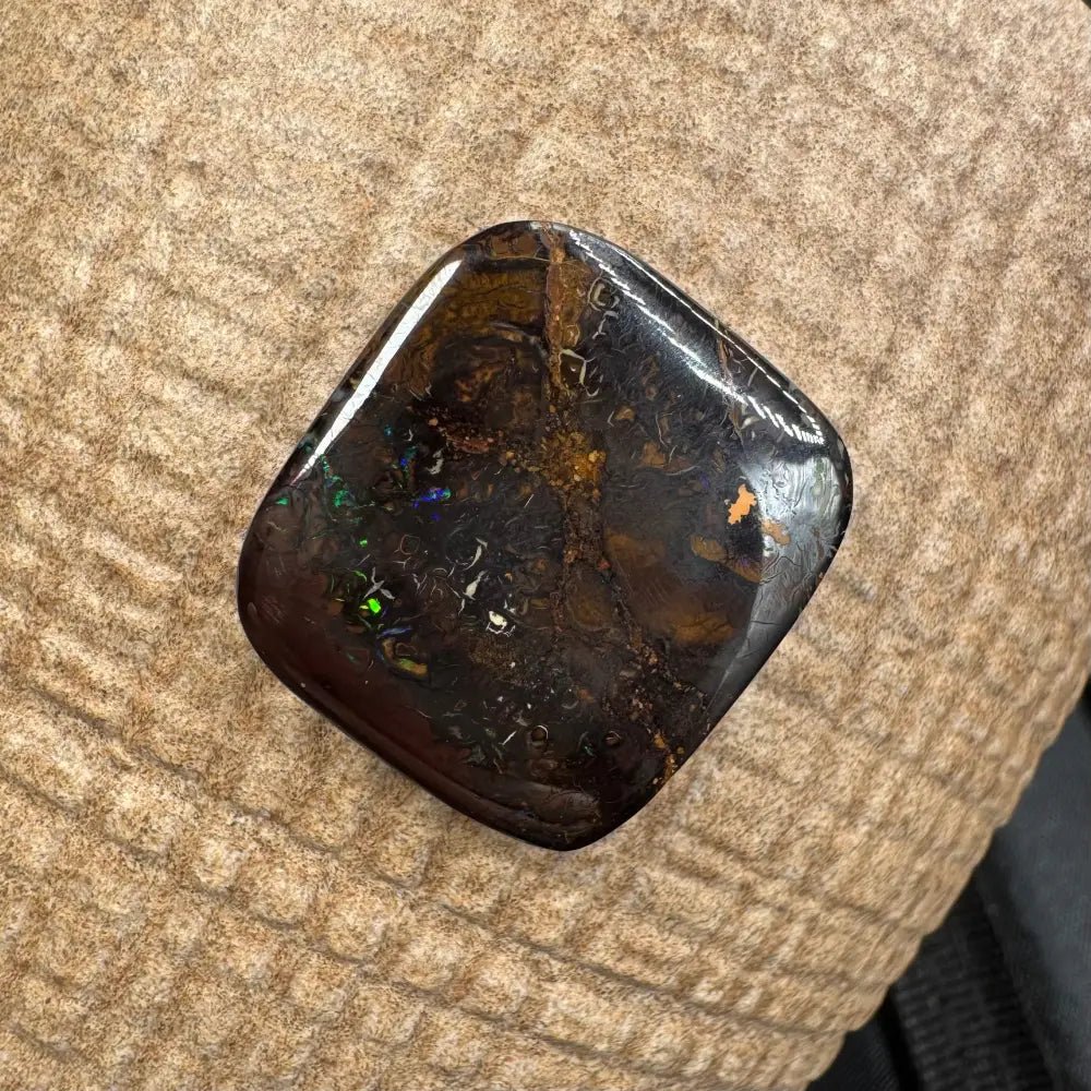 23.2ct Hand - cut Queensland Boulder Opal
