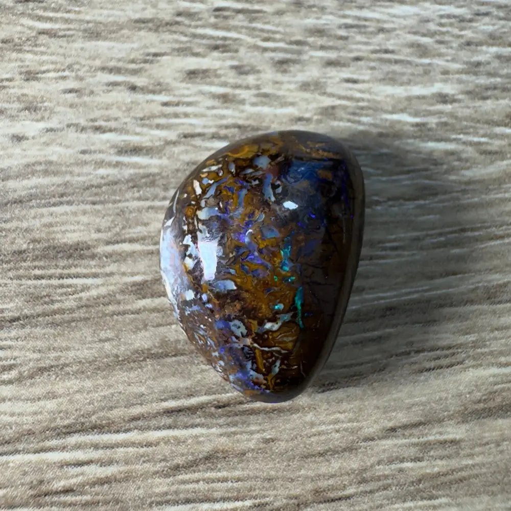 23.4ct Hand - cut Queensland Boulder Opal
