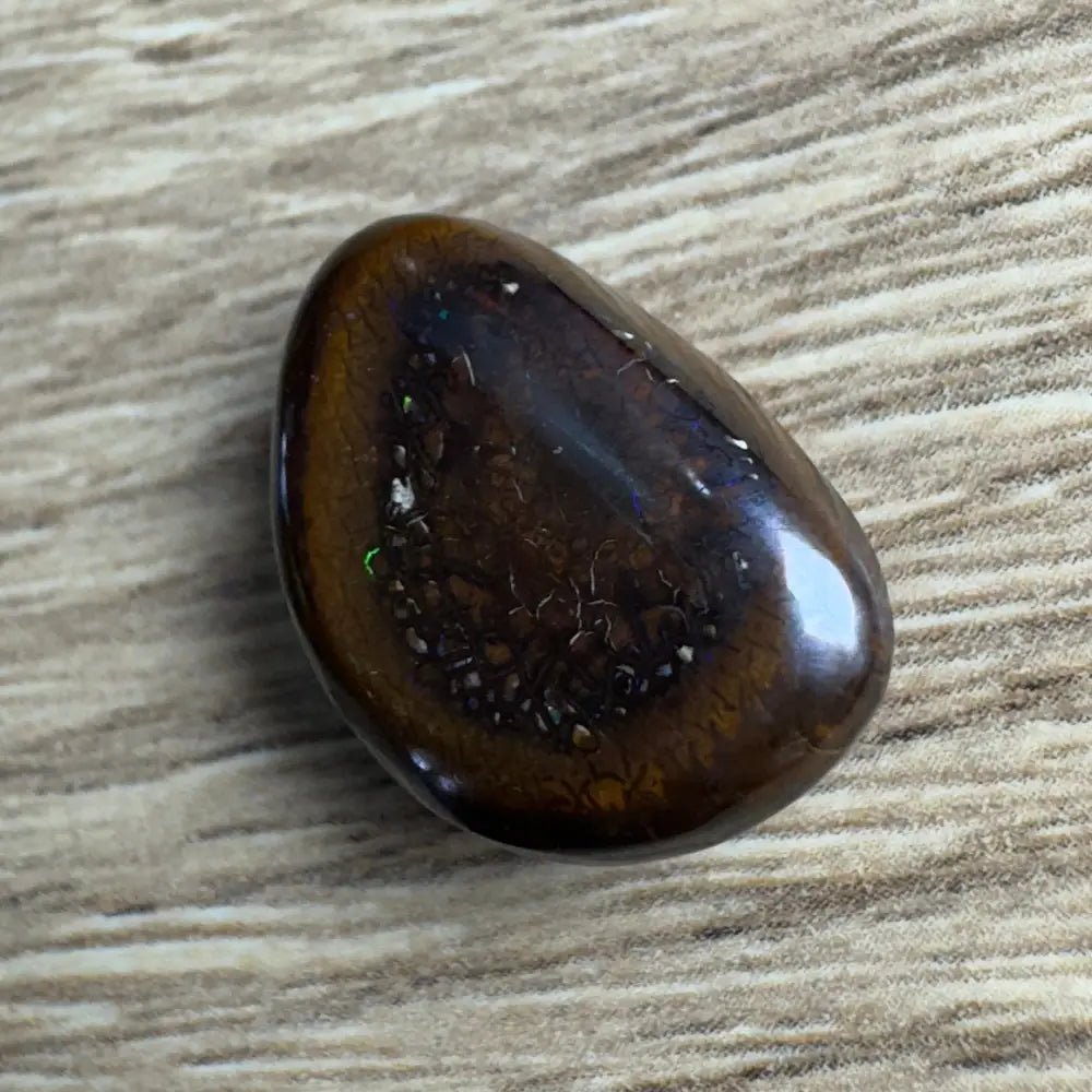 23.4ct Hand - cut Queensland Boulder Opal