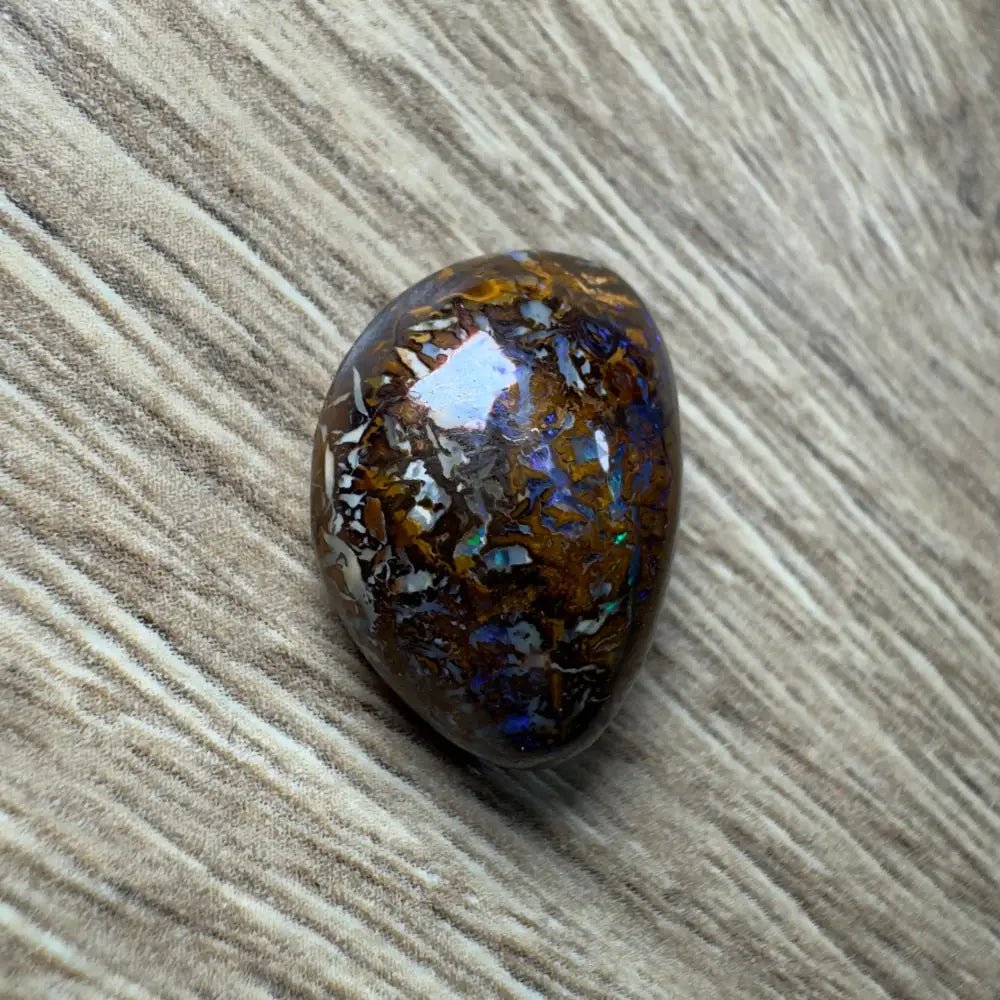 23.4ct Hand - cut Queensland Boulder Opal