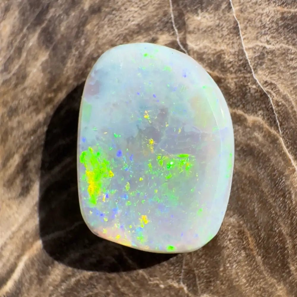 2.3carat Hand - Cut Solid Lightning Ridge Semi Black Opal