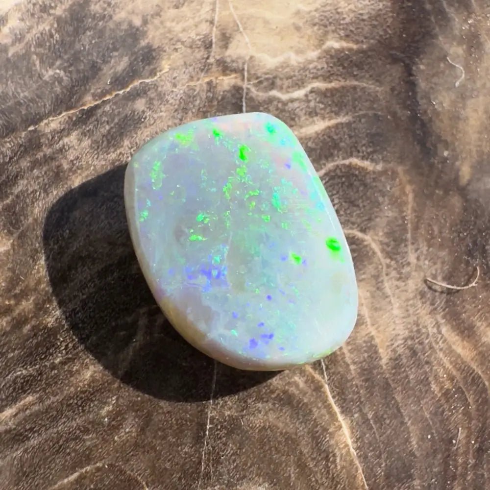 2.3carat Hand - Cut Solid Lightning Ridge Semi Black Opal