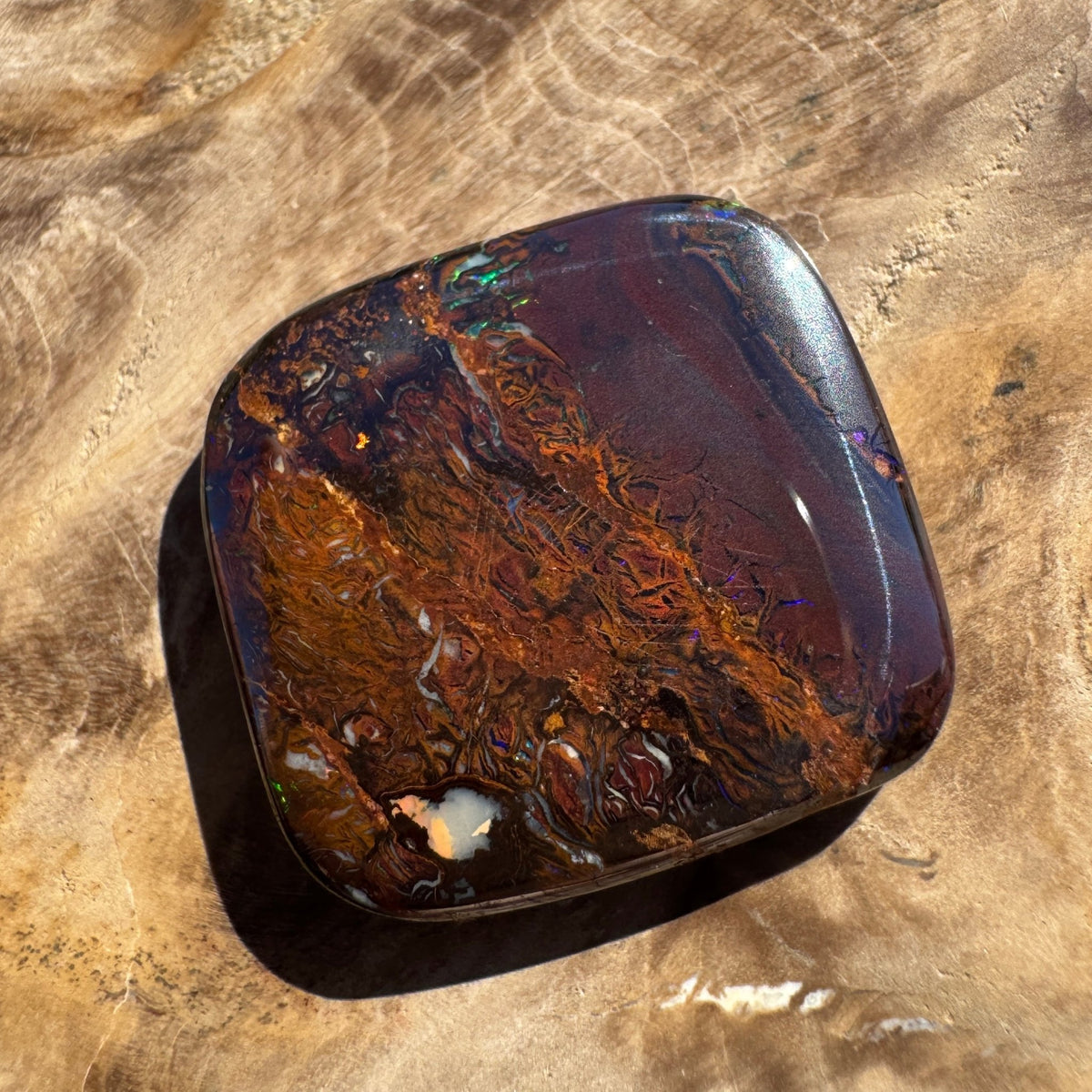 23ct Queensland Boulder Opal | Solid Australian Opal | Hand-Cut