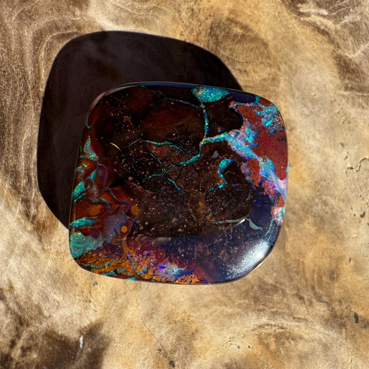 23ct Queensland Boulder Opal | Solid Australian Opal | Hand-Cut