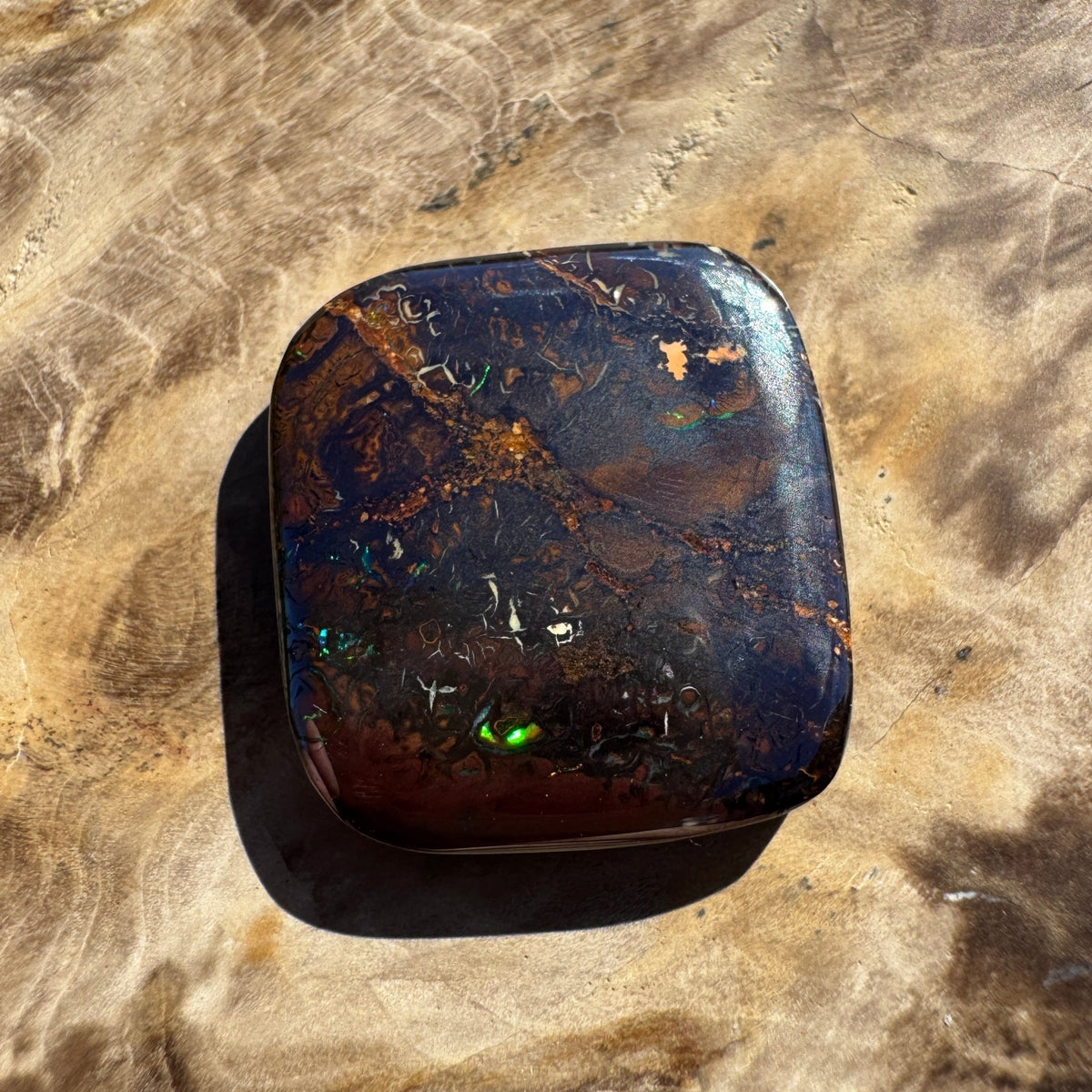 23ct Queensland Boulder Opal | Solid Australian Opal | Hand-Cut