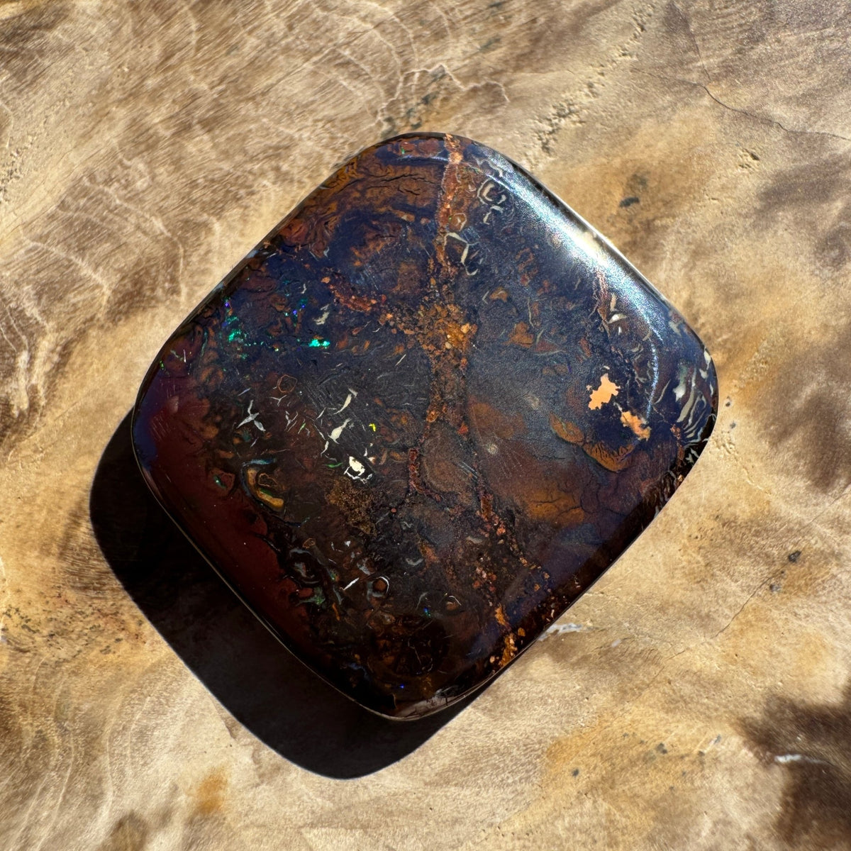 23ct Queensland Boulder Opal | Solid Australian Opal | Hand-Cut