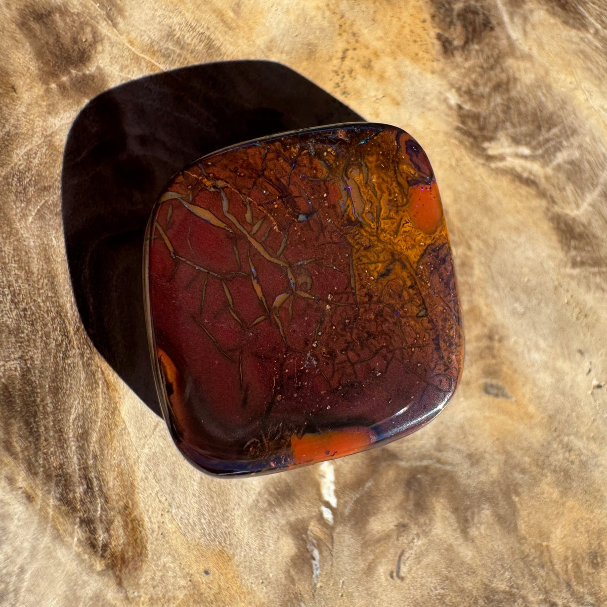 23ct Queensland Boulder Opal | Solid Australian Opal | Hand-Cut