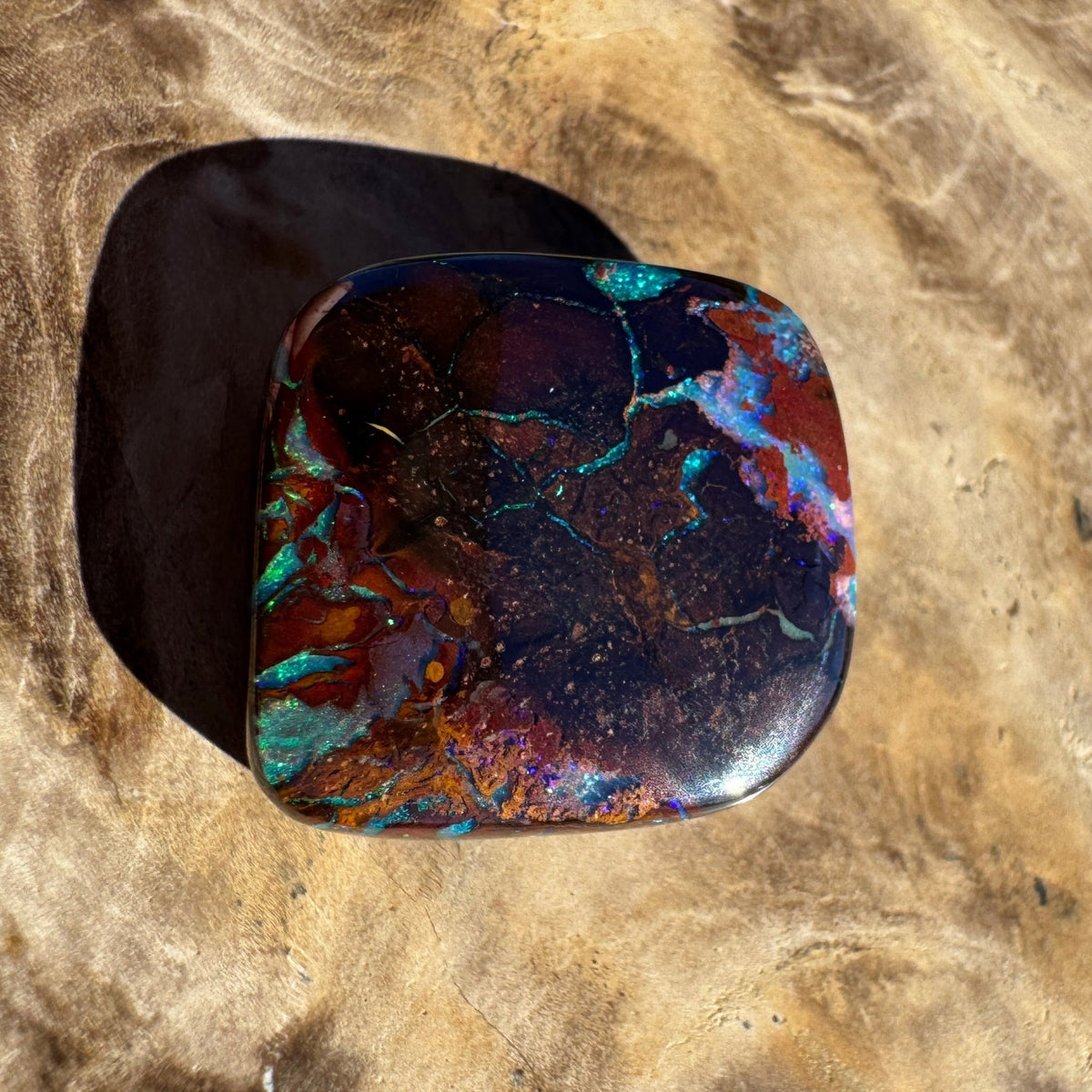 23ct Queensland Boulder Opal | Solid Australian Opal | Hand-Cut