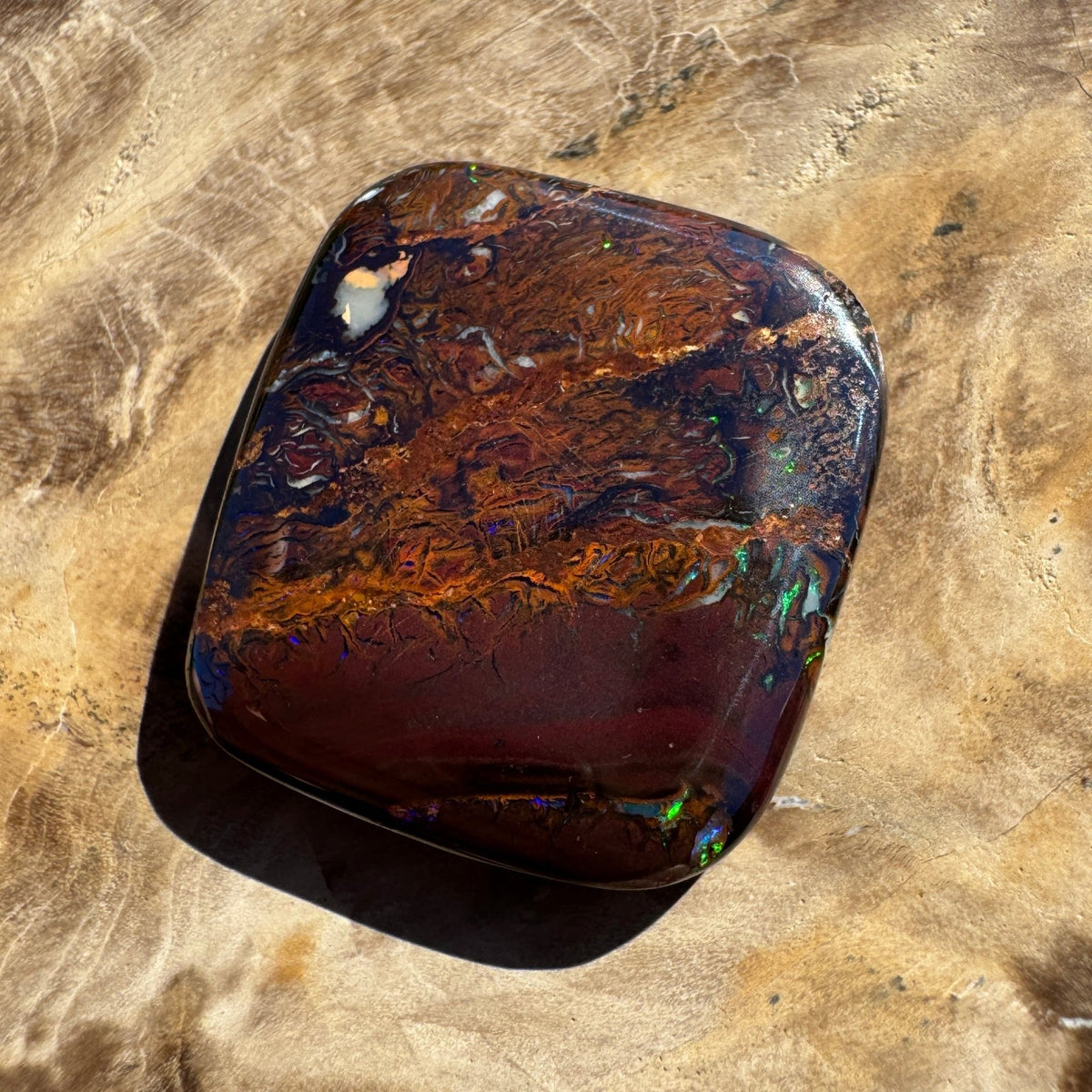 23ct Queensland Boulder Opal | Solid Australian Opal | Hand-Cut