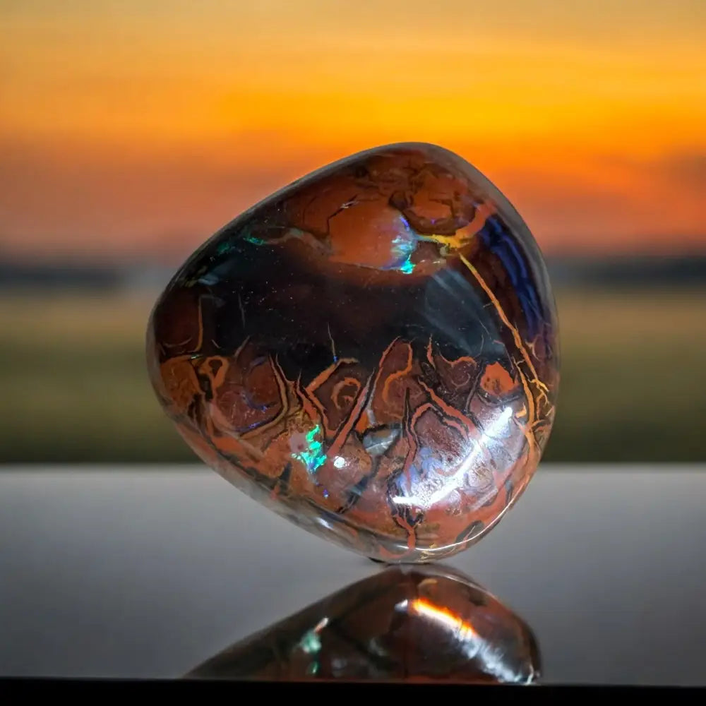 24.9ct Hand-cut Queensland Boulder Opal
