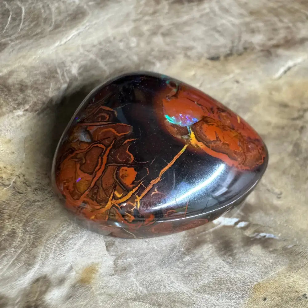 24.9ct Hand-cut Queensland Boulder Opal