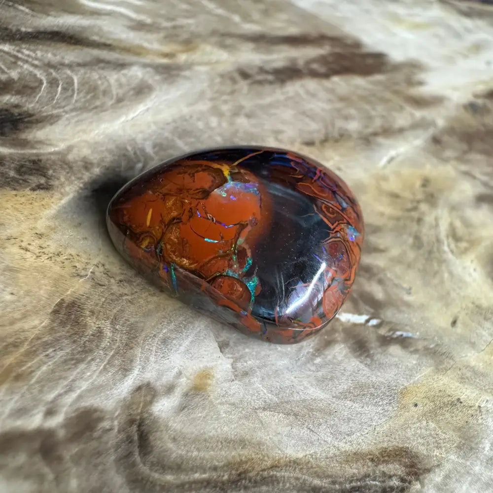 24.9ct Hand-cut Queensland Boulder Opal