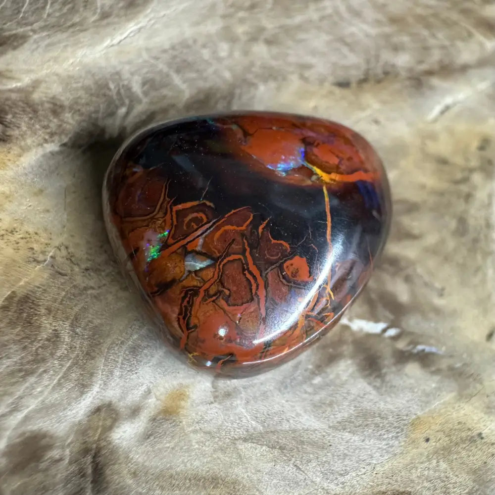 24.9ct Hand-cut Queensland Boulder Opal