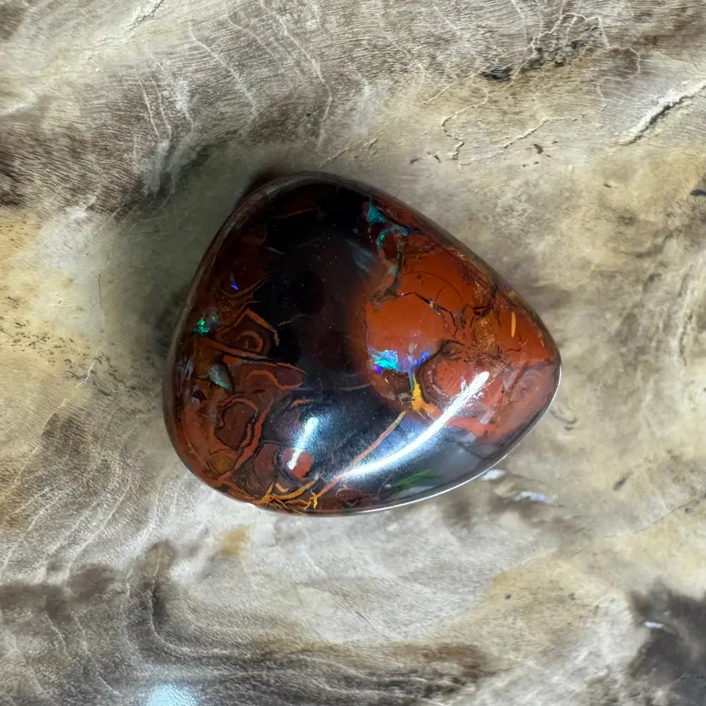24.9ct Hand-cut Queensland Boulder Opal