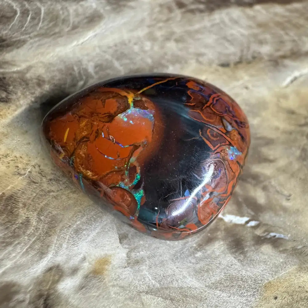 24.9ct Hand-cut Queensland Boulder Opal