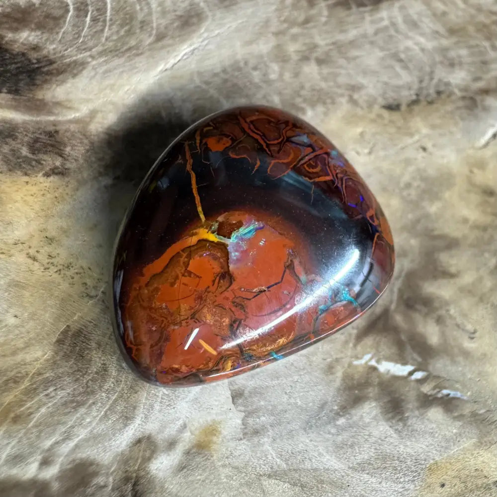 24.9ct Hand-cut Queensland Boulder Opal