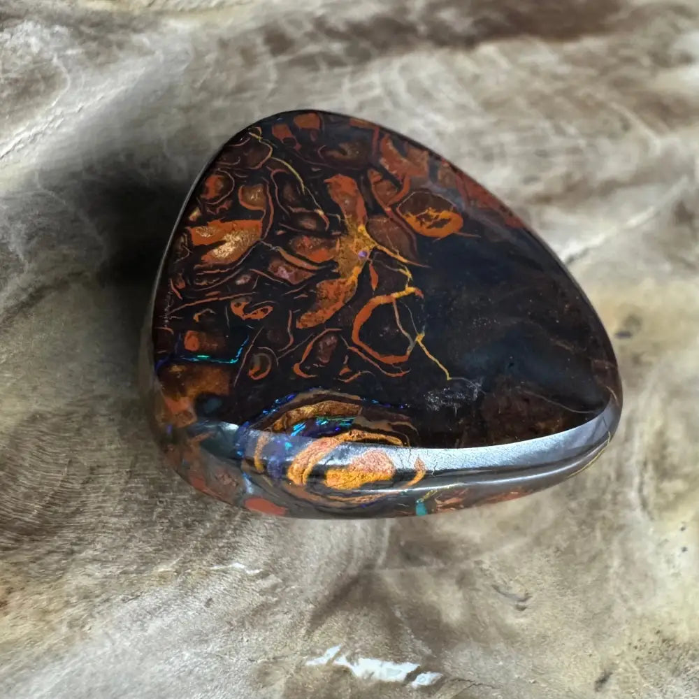 24.9ct Hand-cut Queensland Boulder Opal