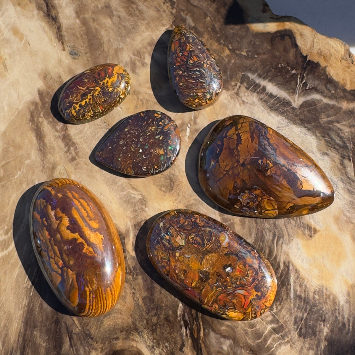 248ct Queensland Boulder Opal Parcel | Solid Australian Opal