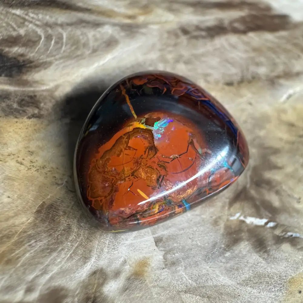 24.9ct Hand - cut Queensland Boulder Opal