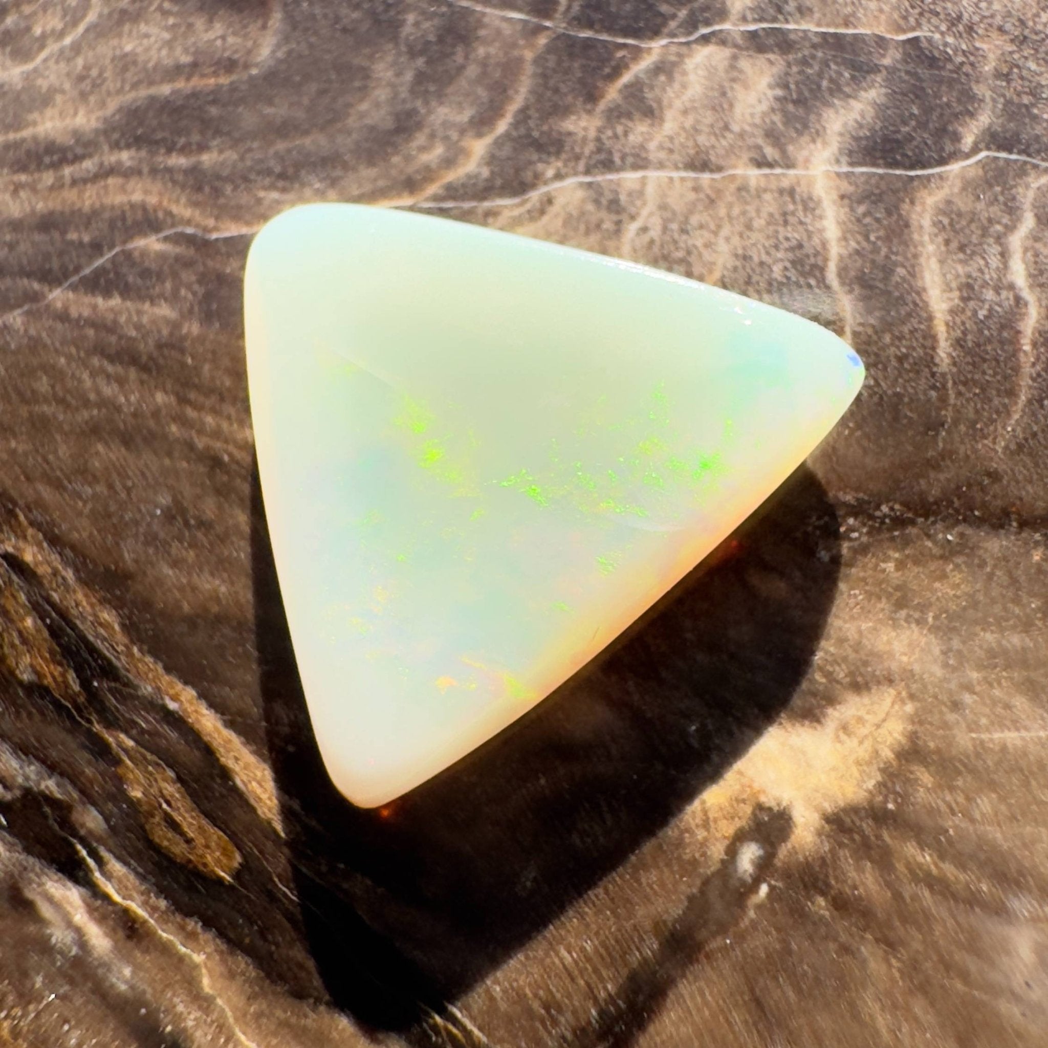2.4ct Hand - cut Solid Australian Lightning Ridge Opal