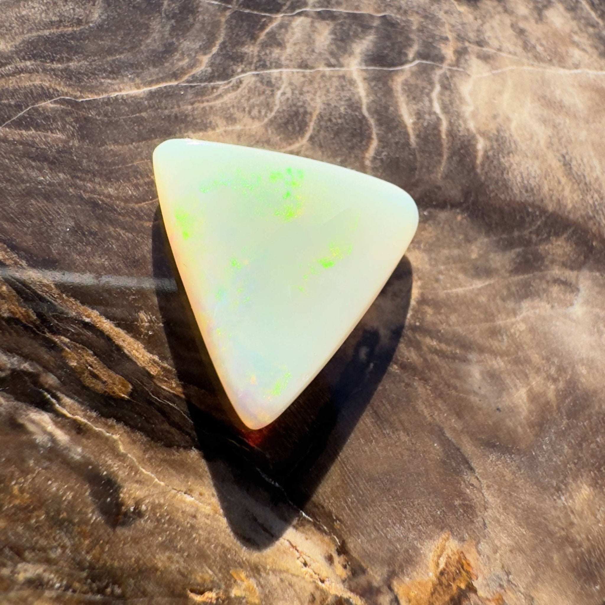 2.4ct Hand - cut Solid Australian Lightning Ridge Opal