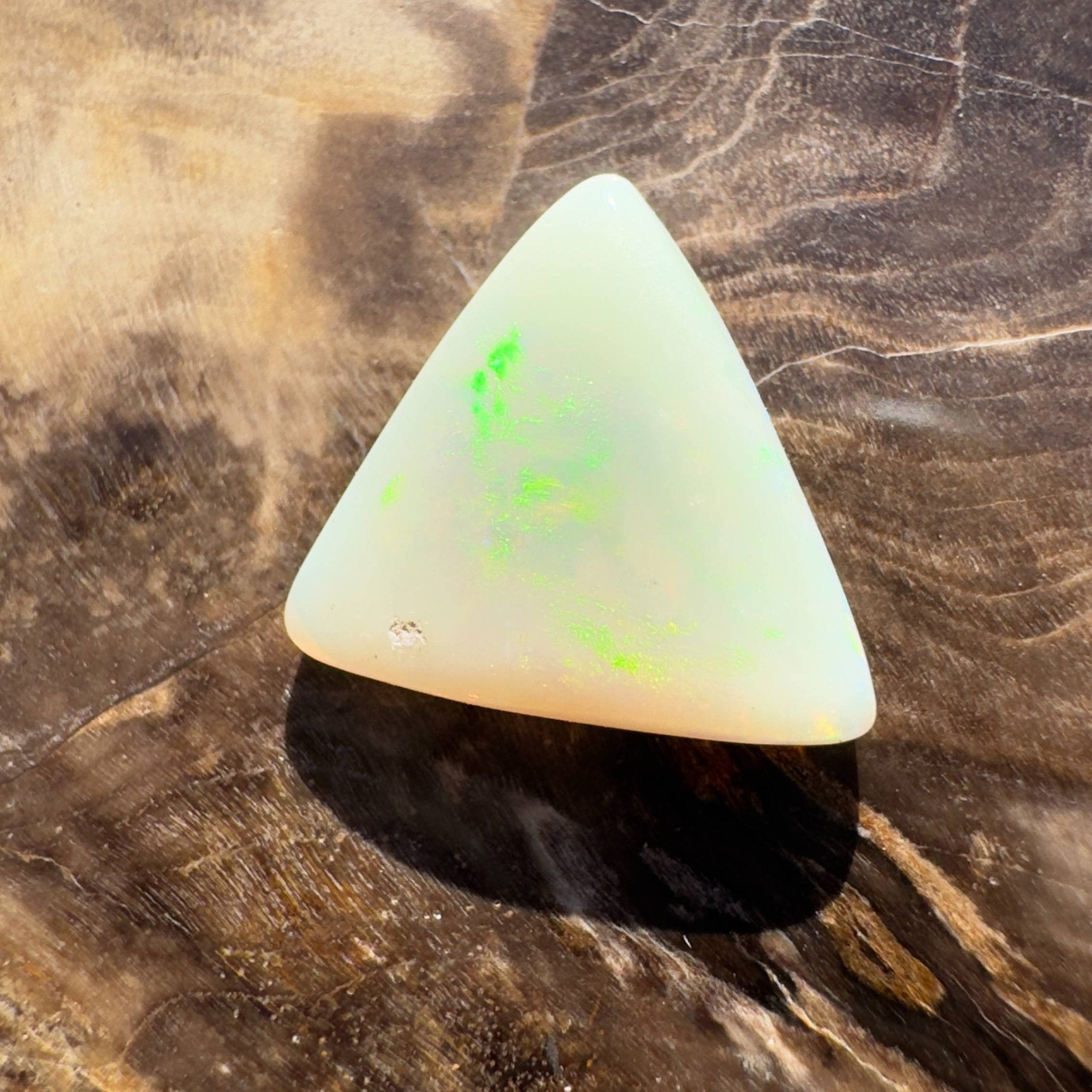 2.4ct Hand - cut Solid Australian Lightning Ridge Opal