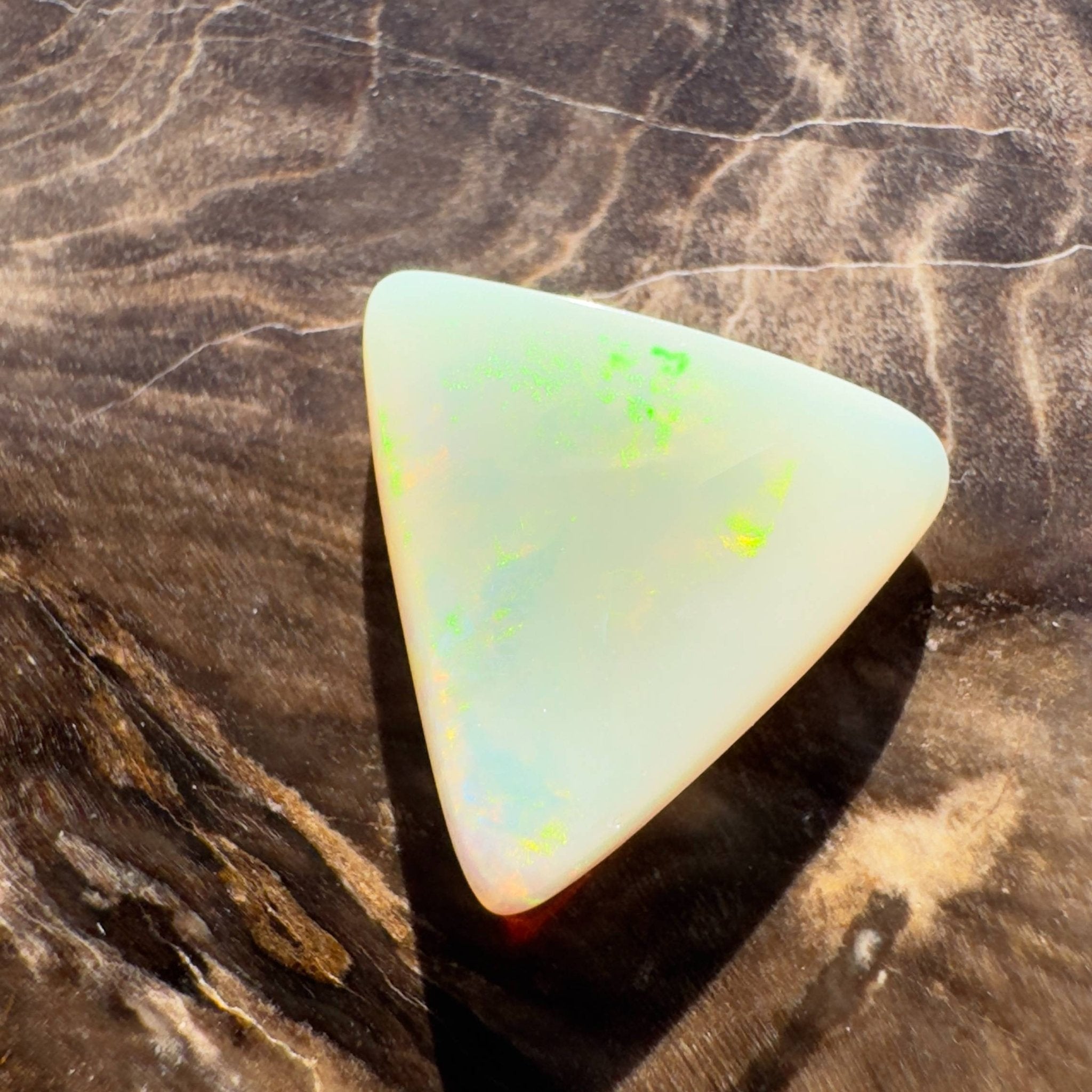 2.4ct Hand - cut Solid Australian Lightning Ridge Opal