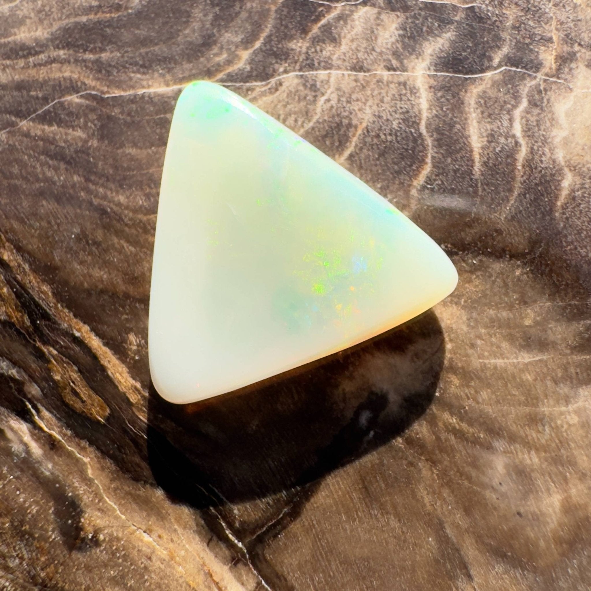 2.4ct Hand - cut Solid Australian Lightning Ridge Opal