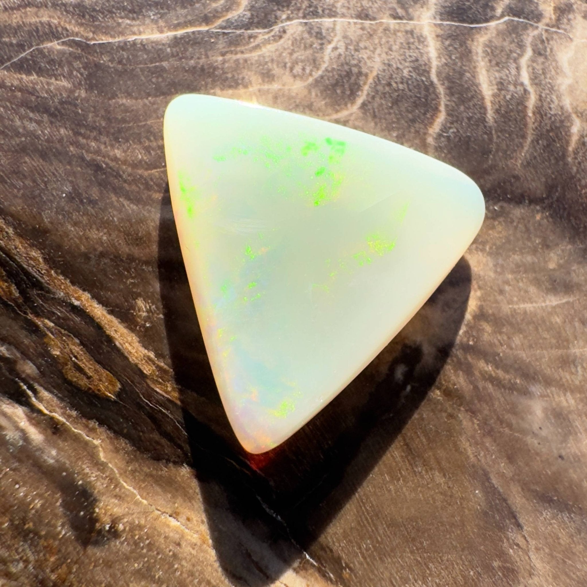 2.4ct Hand - cut Solid Australian Lightning Ridge Opal