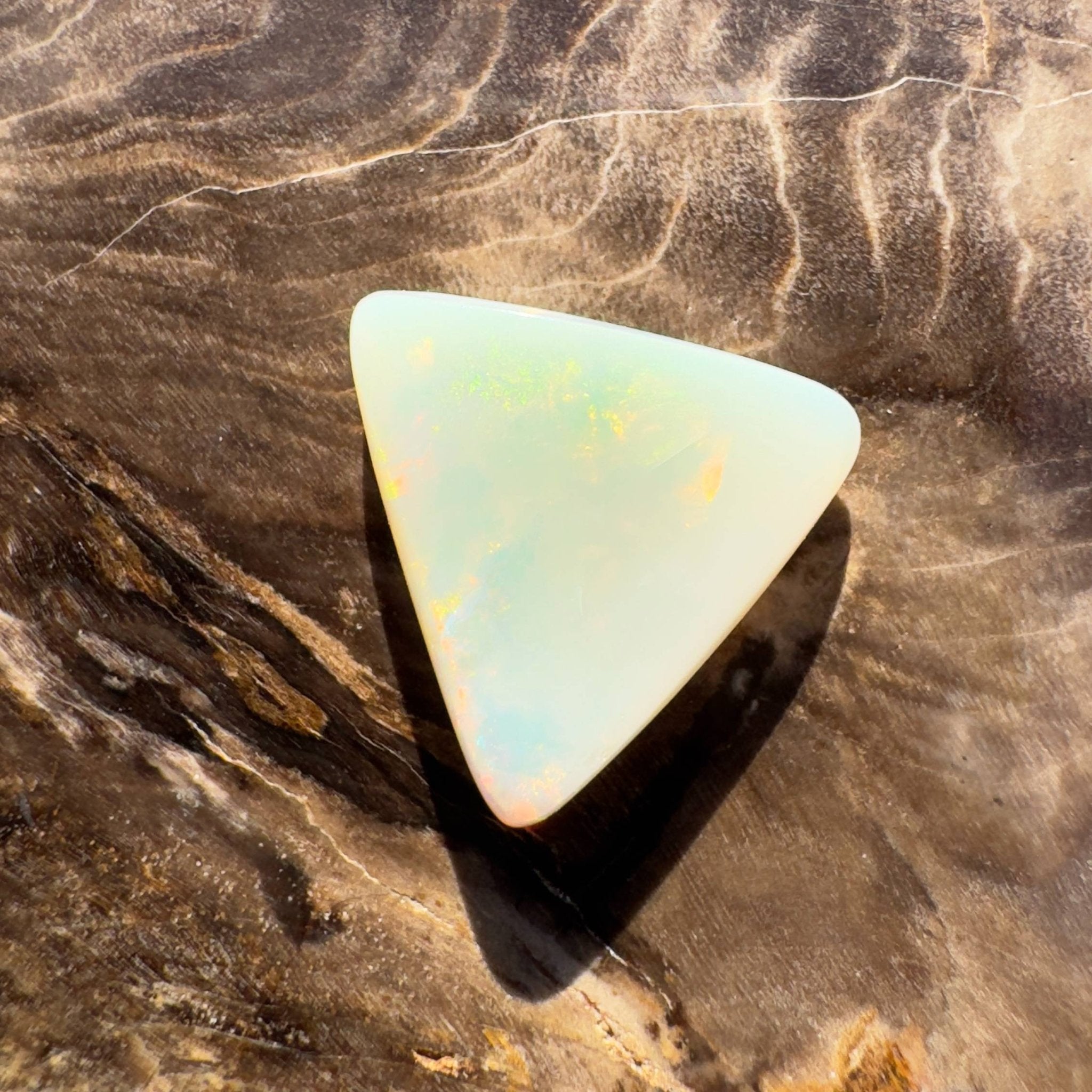 2.4ct Hand - cut Solid Australian Lightning Ridge Opal