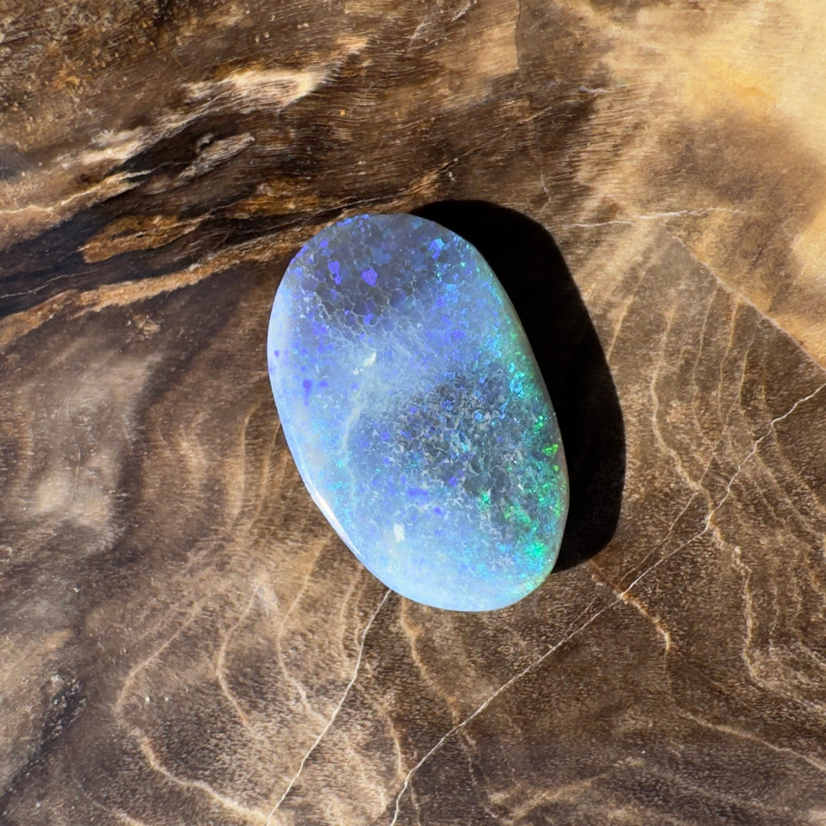 2.4ct Lightning Ridge Black Opal | Solid Australian Opal | Hand-Cut