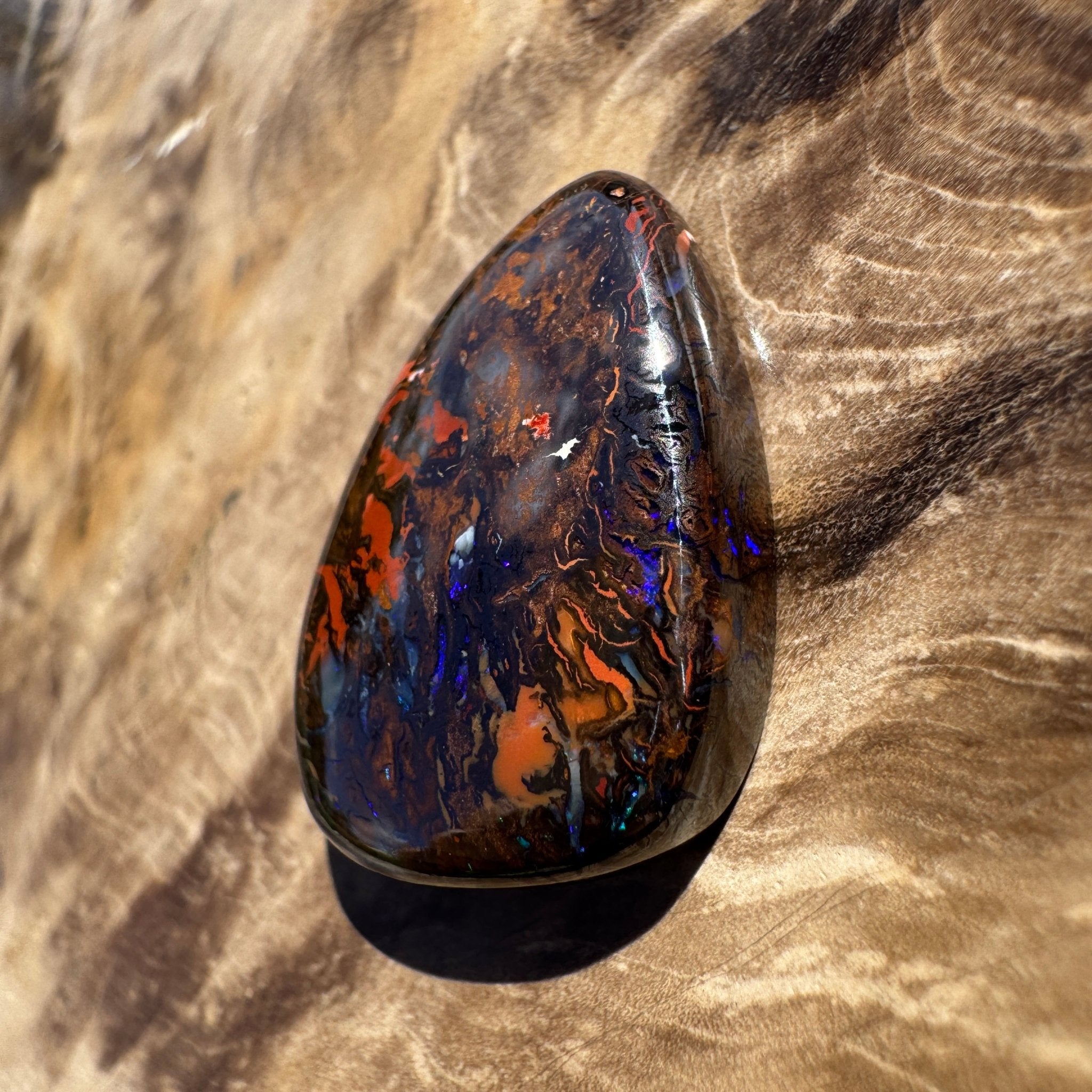 24ct Winton Queensland Boulder Opal | Solid Australian Opal | Hand-Cut