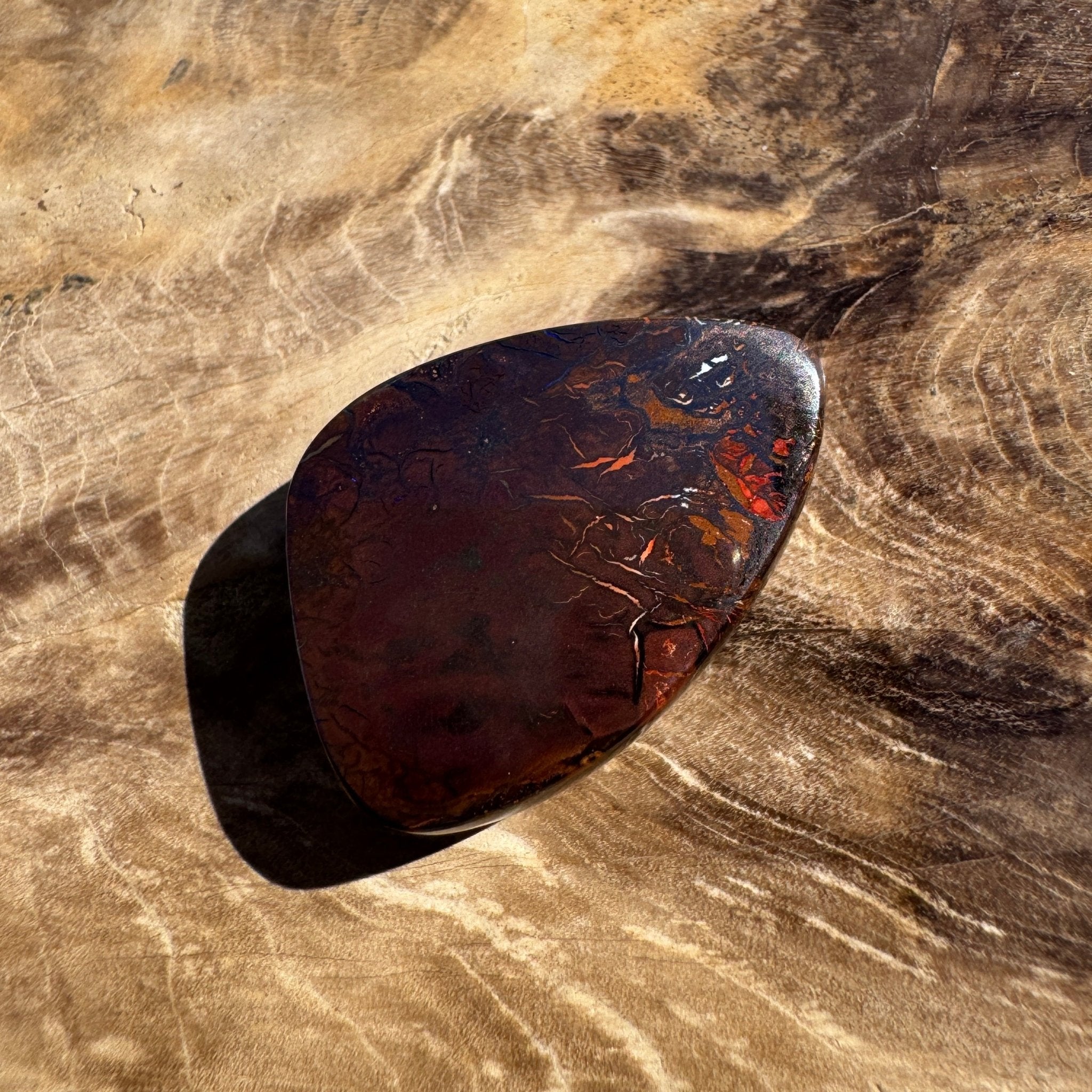 24ct Winton Queensland Boulder Opal | Solid Australian Opal | Hand-Cut
