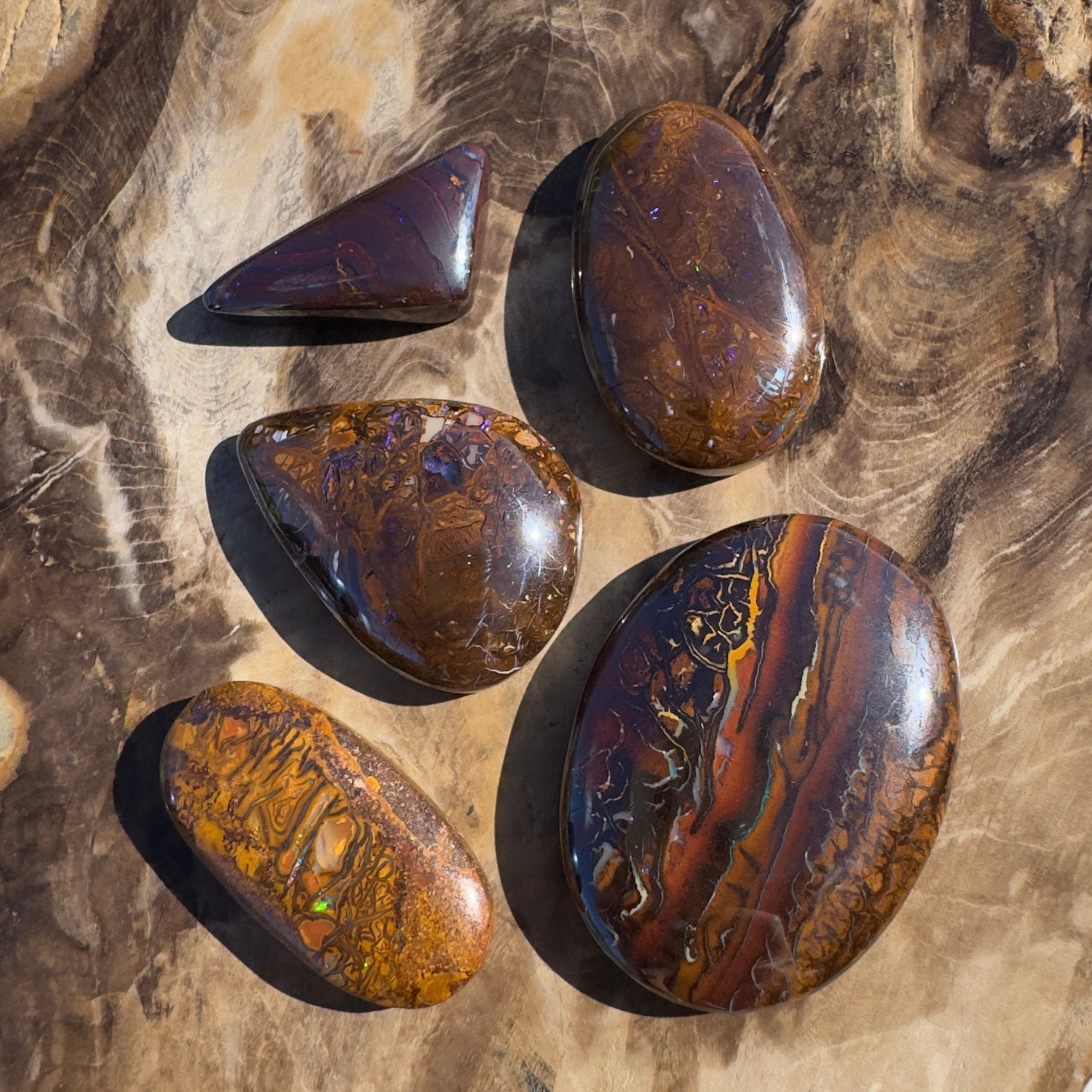 255ct Queensland Boulder Opal Parcel | Solid Australian Opal