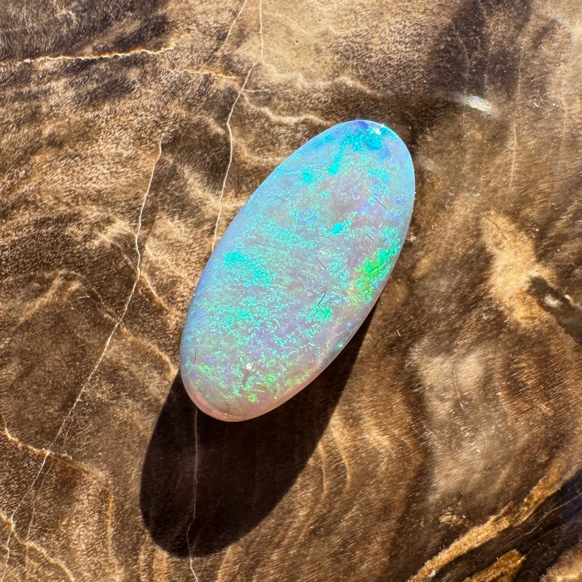 2.5ct Lightning Ridge Opal | Solid Australian Opal | Hand-Cut