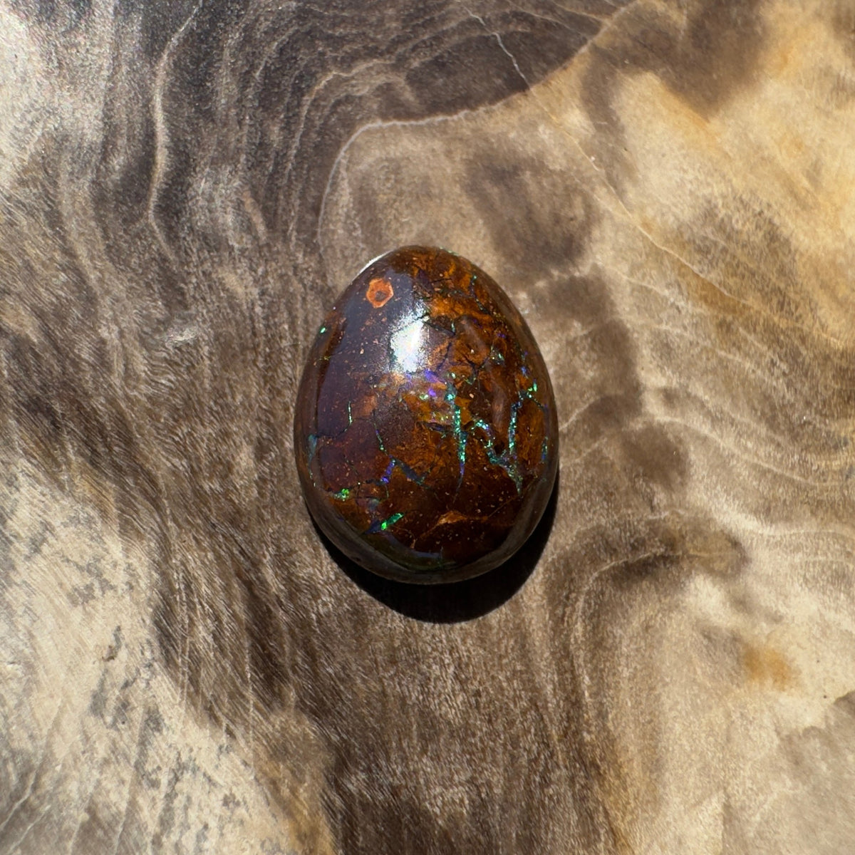 2.5ct Queensland Boulder Opal | Solid Australian Opal | Hand-Cut