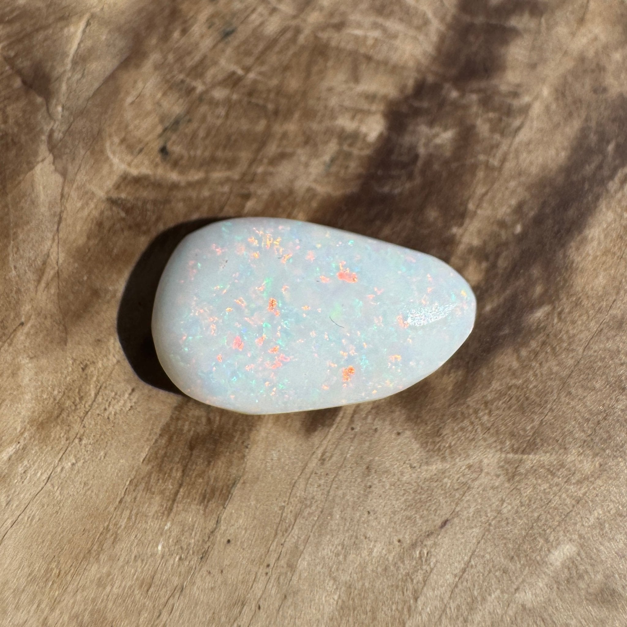 2.6ct Coober Pedy Oval Opal | Solid Australian Opal | Hand-Cut