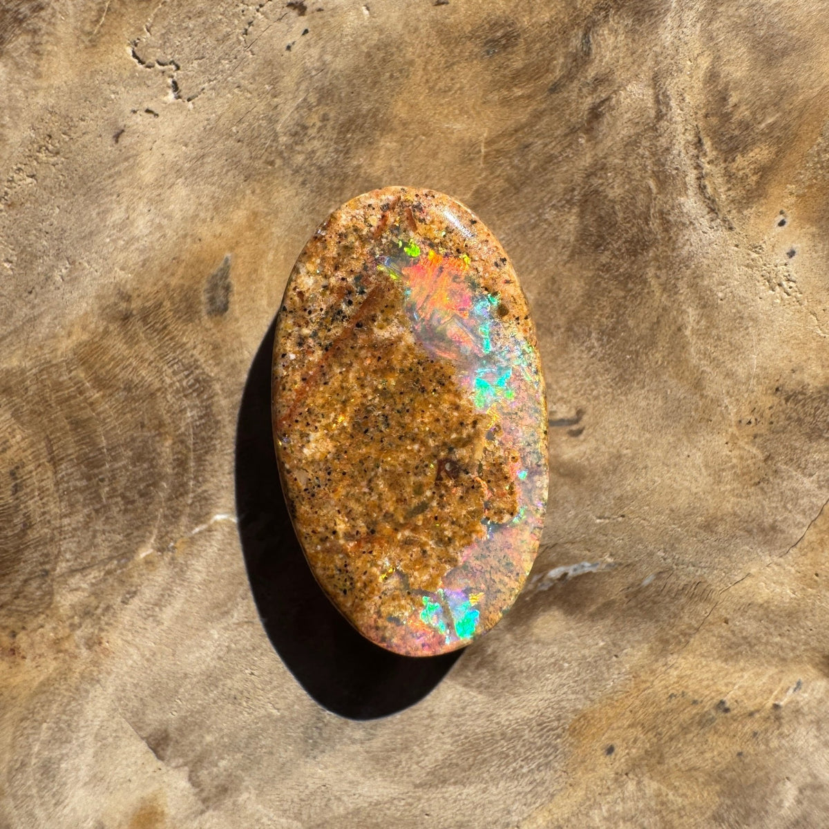 2.6ct Queensland Boulder Opal | Solid Australian Opal | Hand-Cut
