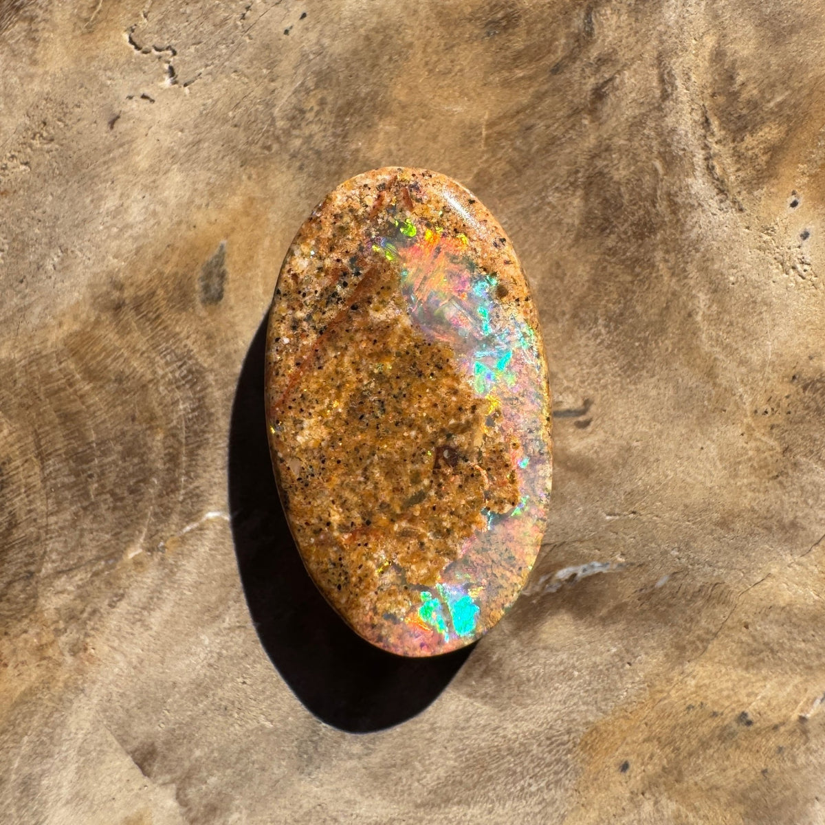 2.6ct Queensland Boulder Opal | Solid Australian Opal | Hand-Cut