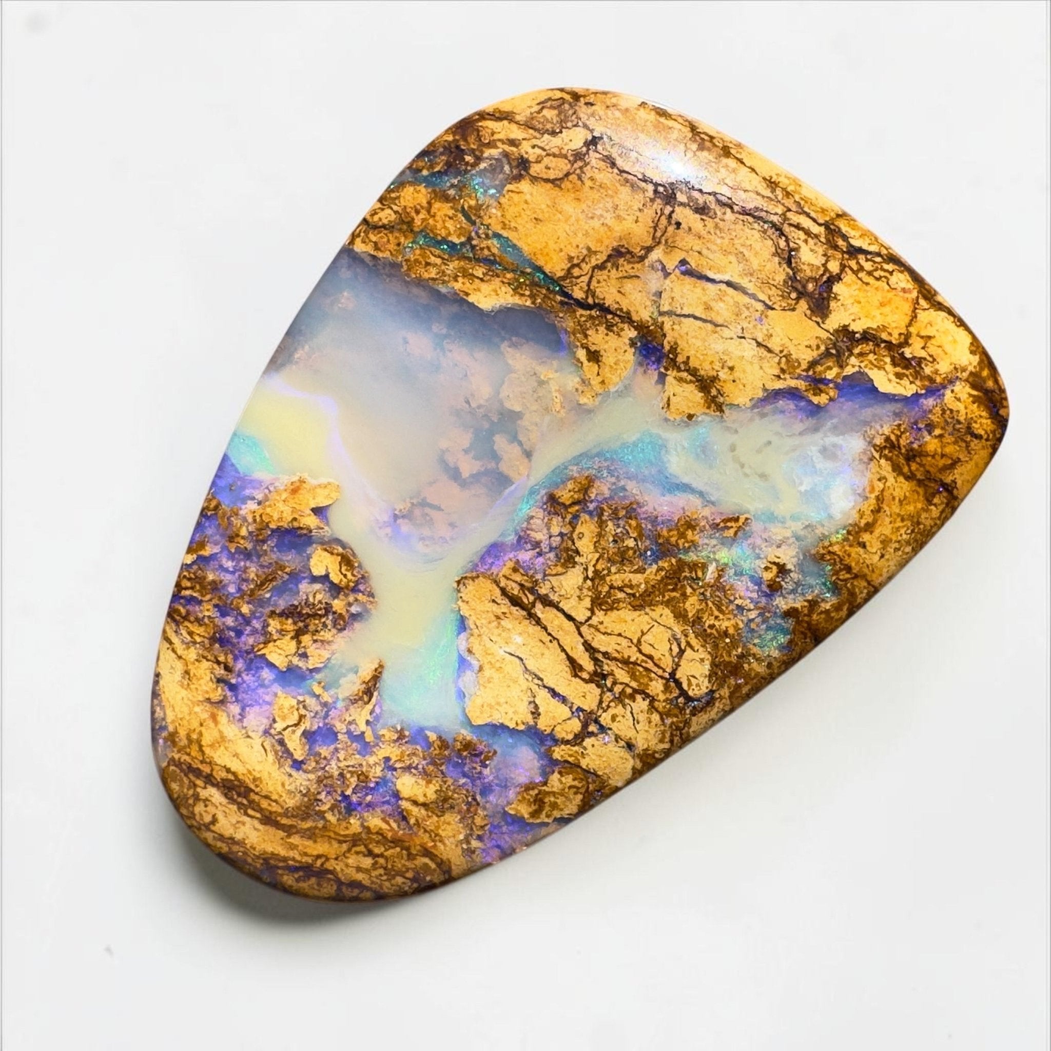 26ct Queensland Boulder Opal | Solid Australian Opal | Hand-Cut