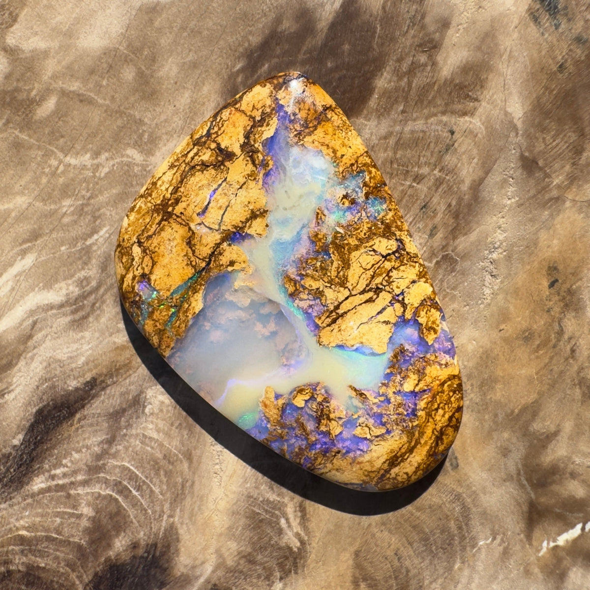 26ct Queensland Boulder Opal | Solid Australian Opal | Hand-Cut