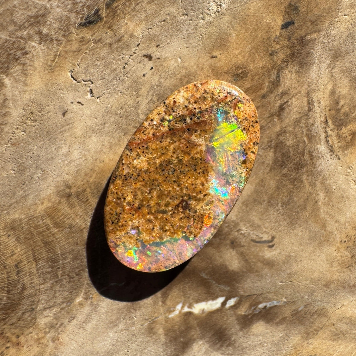 2.6ct Queensland Boulder Opal | Solid Australian Opal | Hand-Cut