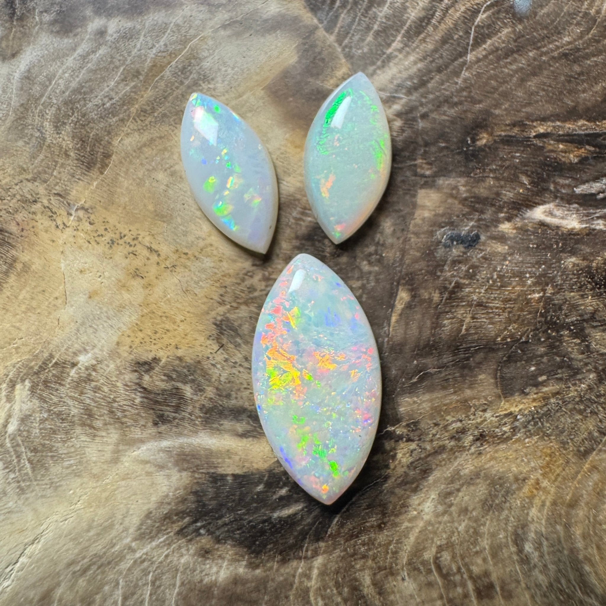 2.8ct Hand - cut Solid Coober Pedy Opal Parcel