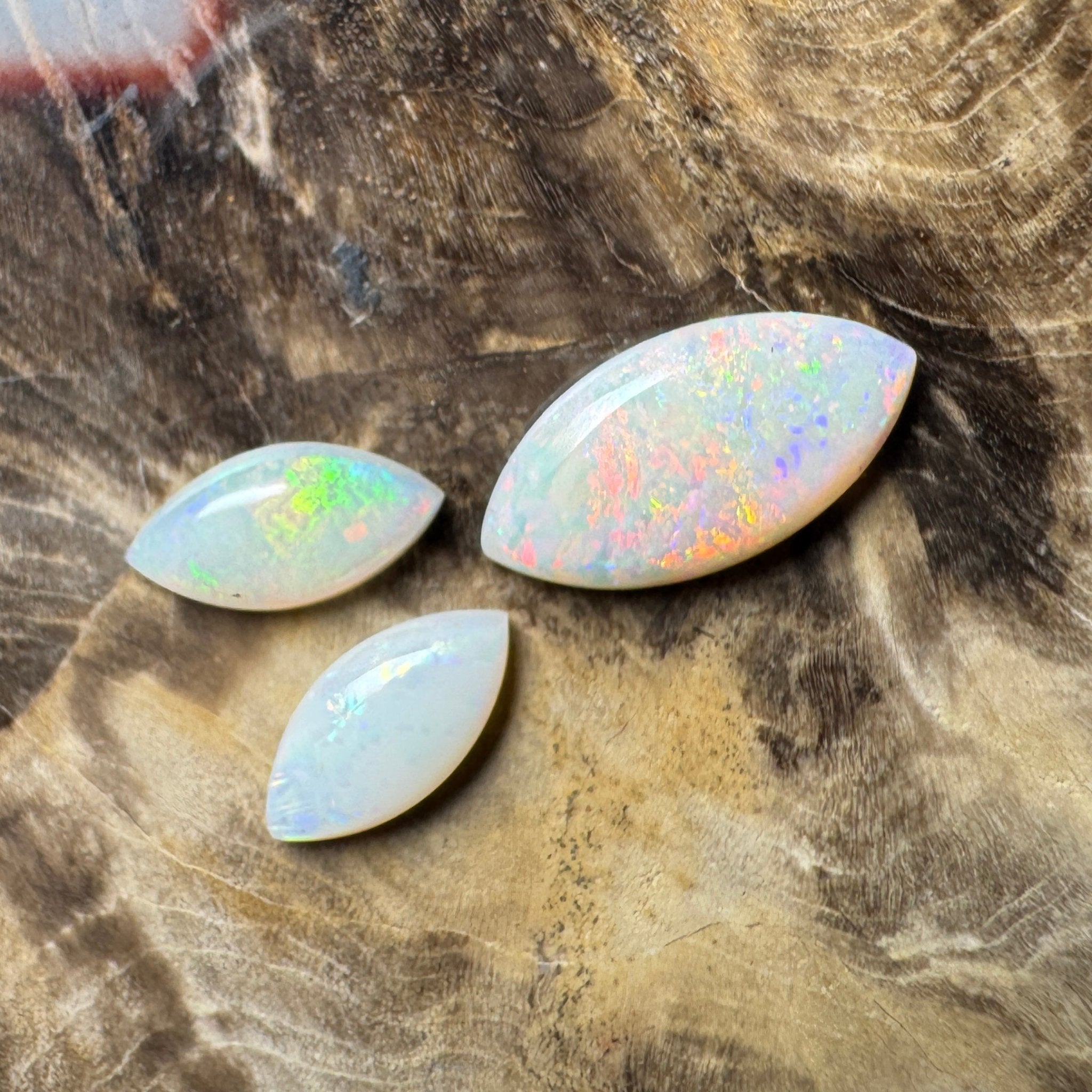 2.8ct Hand - cut Solid Coober Pedy Opal Parcel