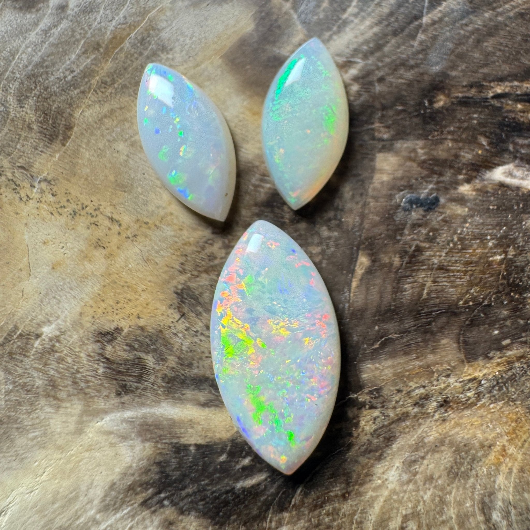 2.8ct Hand - cut Solid Coober Pedy Opal Parcel