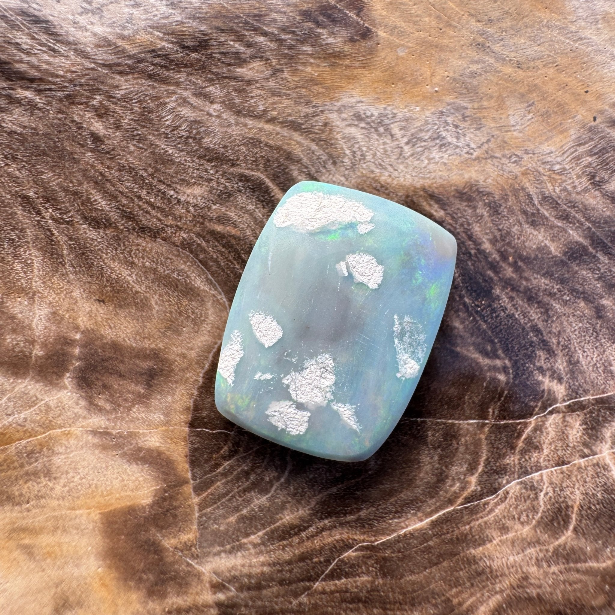 2.8ct Hand - cut Solid Lightning Ridge Semi Black Opal