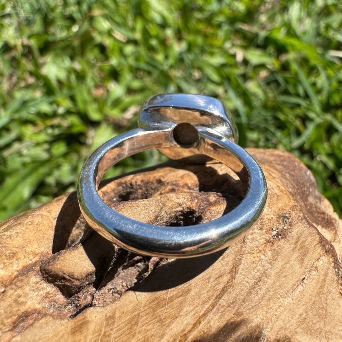 2.8ct Mintabie Opal Ring ~ 'Ediacara Spark' | 925 Sterling Silver | Solid Australian Opal