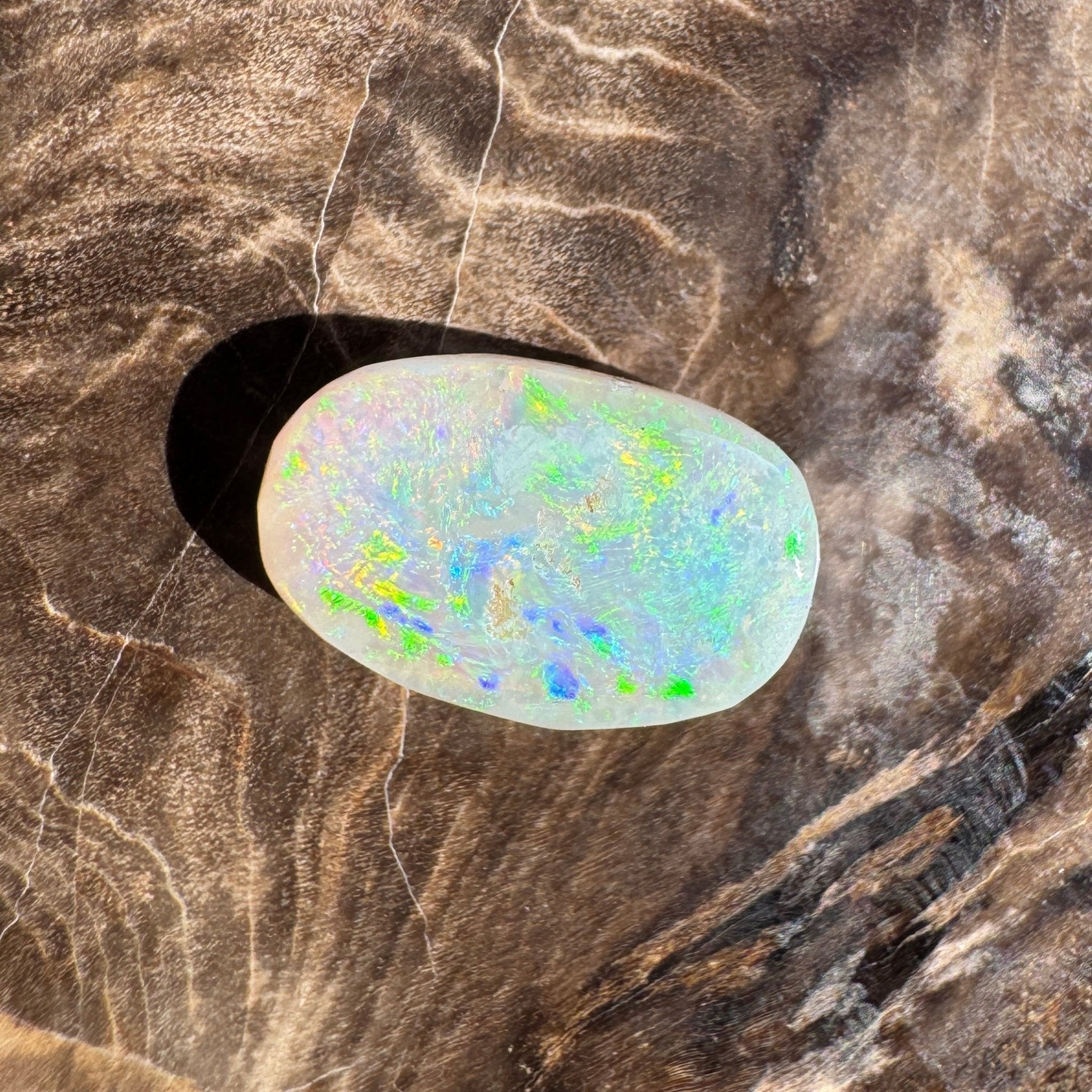 2.9ct Lightning Ridge Freeform Opal | Solid Australian Opal | Hand-Cut