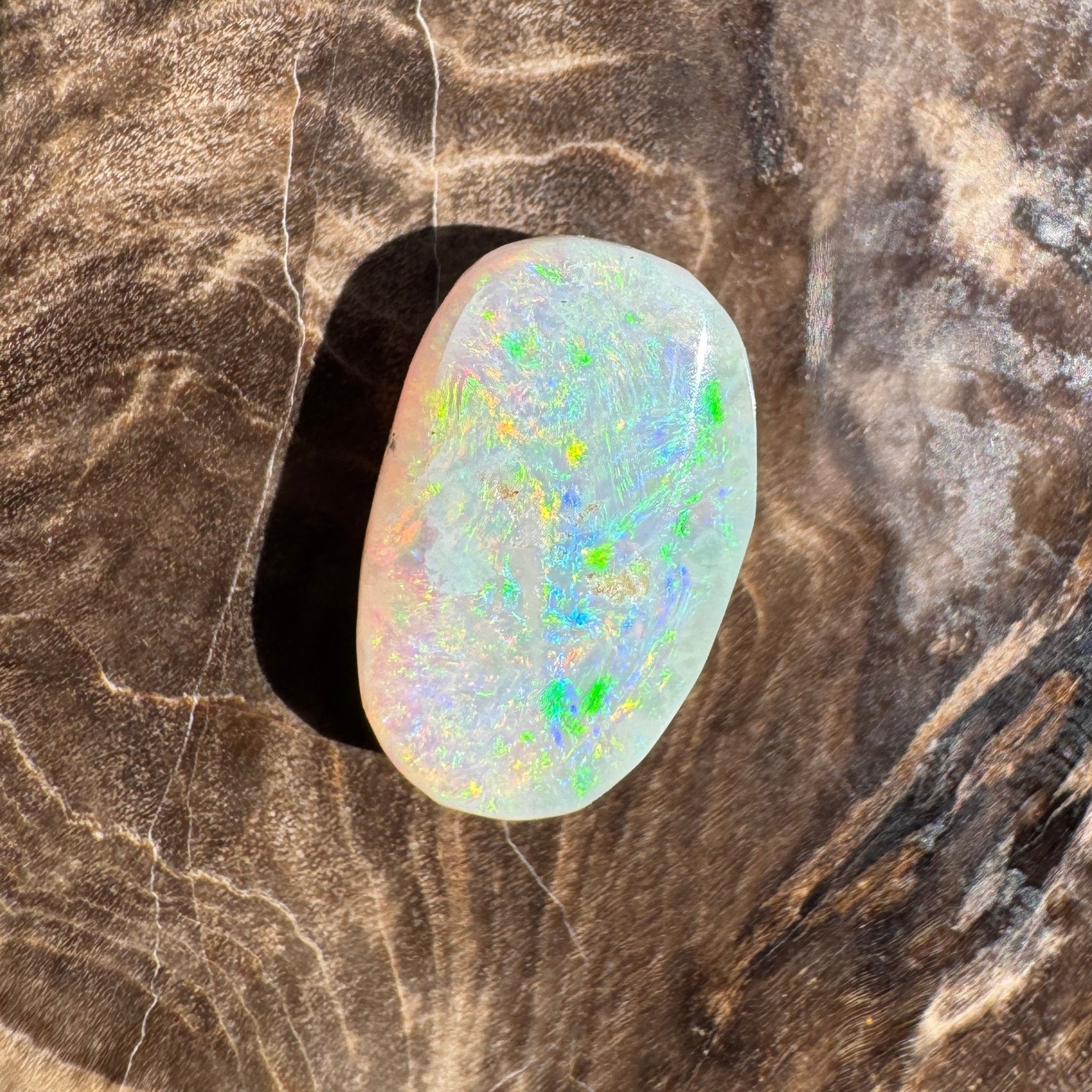 2.9ct Lightning Ridge Freeform Opal | Solid Australian Opal | Hand-Cut