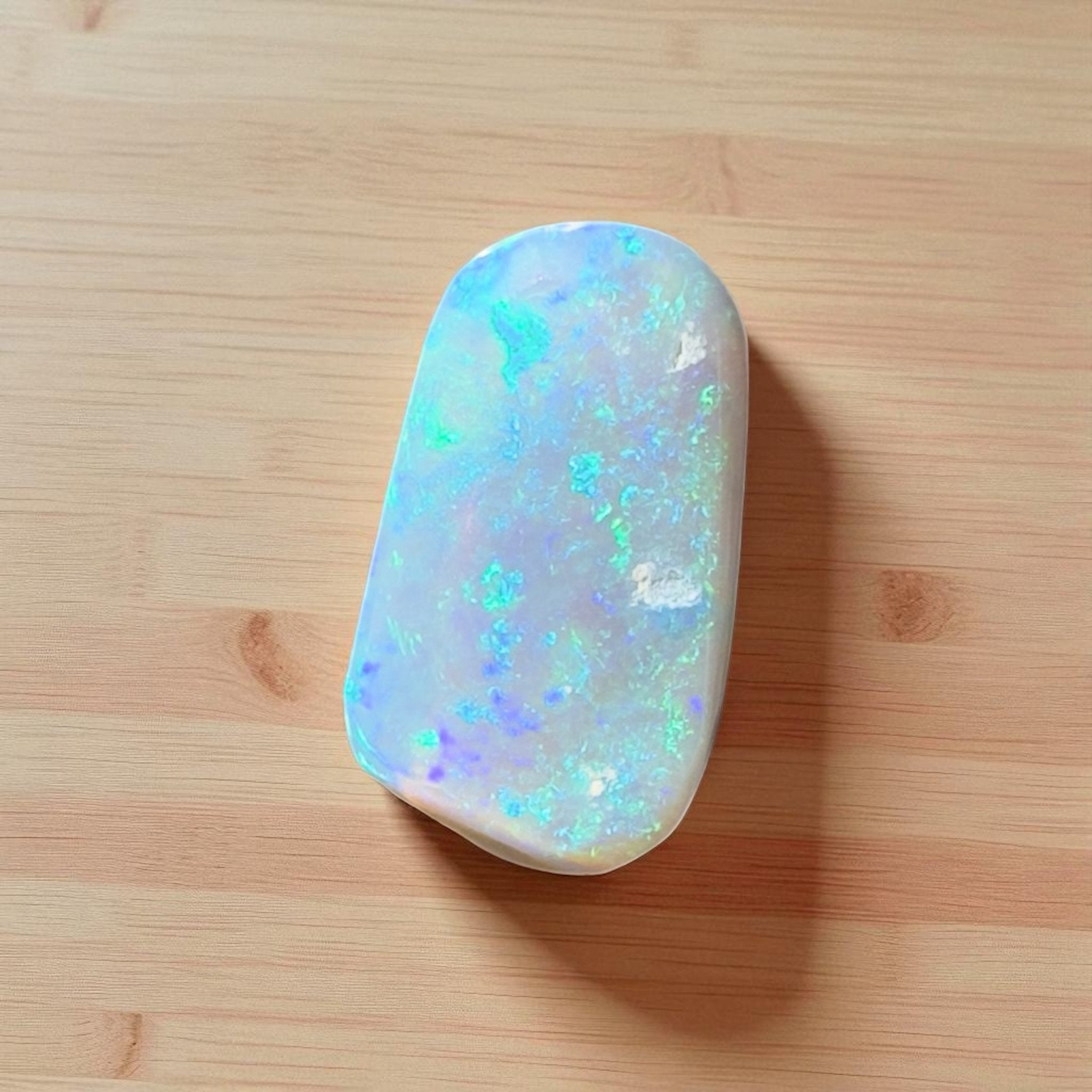 2ct Hand - cut Solid Lightning Ridge Semi Black Opal